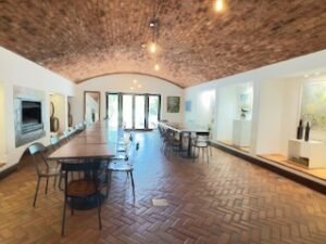 Art museum and huge tasting rooms