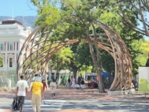 Arch honoring Archbishop Tutu