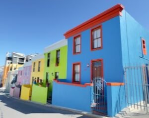 Mixes of colors Bo-Kaap homes