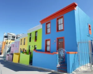 Mixes of colors Bo-Kaap homes